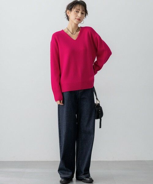 23区 / ニジュウサンク ニット・セーター | 【見上愛さんコラボカラー/VERY掲載】カシミヤブレンド Vネック ニット | 詳細18