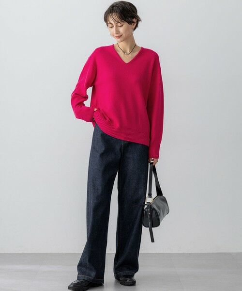 23区 / ニジュウサンク ニット・セーター | 【見上愛さんコラボカラー/VERY掲載】カシミヤブレンド Vネック ニット | 詳細19