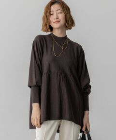 23区 / ニジュウサンク ニット・セーター | 【洗える】ウールギャザー ドルマンスリーブ ニット