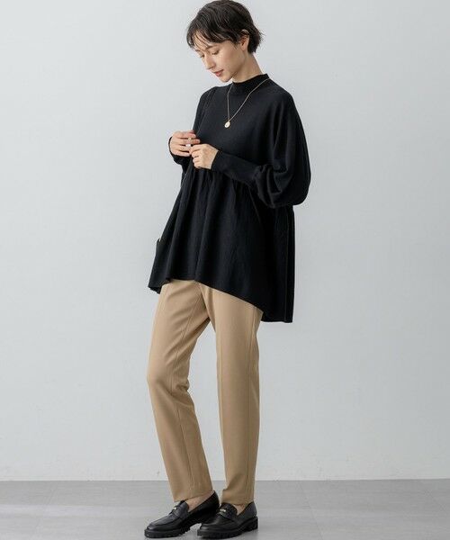 23区 / ニジュウサンク ニット・セーター | 【洗える】ウールギャザー ドルマンスリーブ ニット | 詳細2