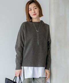 23区 / ニジュウサンク ニット・セーター | 【洗える】ウールカシミヤラメ ドルマンスリーブ ニット