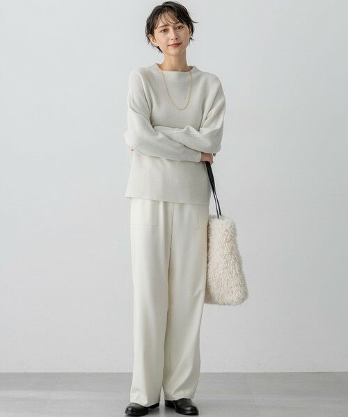 23区 / ニジュウサンク ニット・セーター | 【洗える】ウールカシミヤラメ ドルマンスリーブ ニット | 詳細2