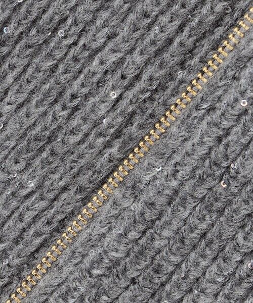 23区 / ニジュウサンク ブルゾン | 【洗える】スパンコールバルキー ダブルジップ ニットブルゾン | 詳細16