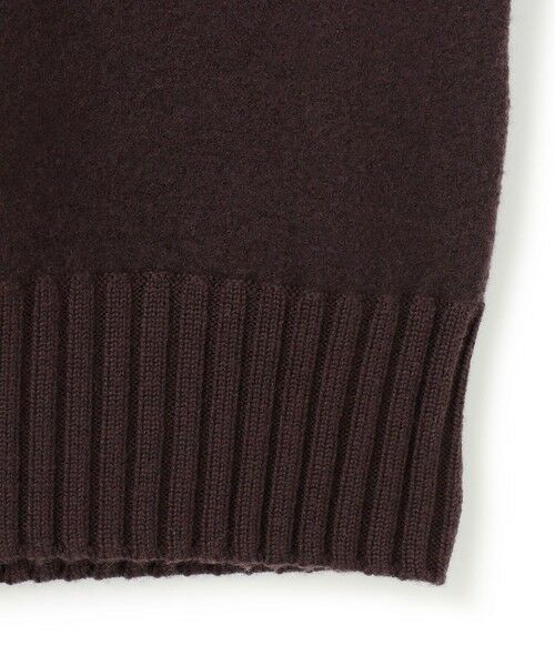 23区 / ニジュウサンク ニット・セーター | ボイルドウールコンビ ジップ タートルニット | 詳細14