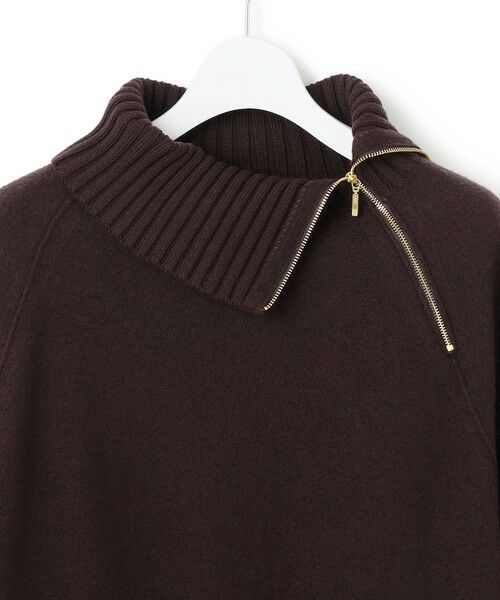 23区 / ニジュウサンク ニット・セーター | ボイルドウールコンビ ジップ タートルニット | 詳細16