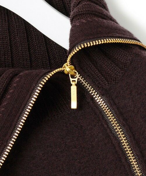 23区 / ニジュウサンク ニット・セーター | ボイルドウールコンビ ジップ タートルニット | 詳細17