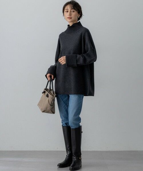 23区 / ニジュウサンク ニット・セーター | 【新色追加】ボイルドウールコンビニット チュニック | 詳細3