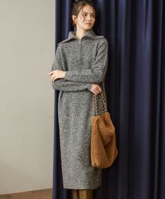 23区 / ニジュウサンク ミニ丈・ひざ丈ワンピース | 【SLOW/一部店舗限定】ソフトウール ニット ワンピース