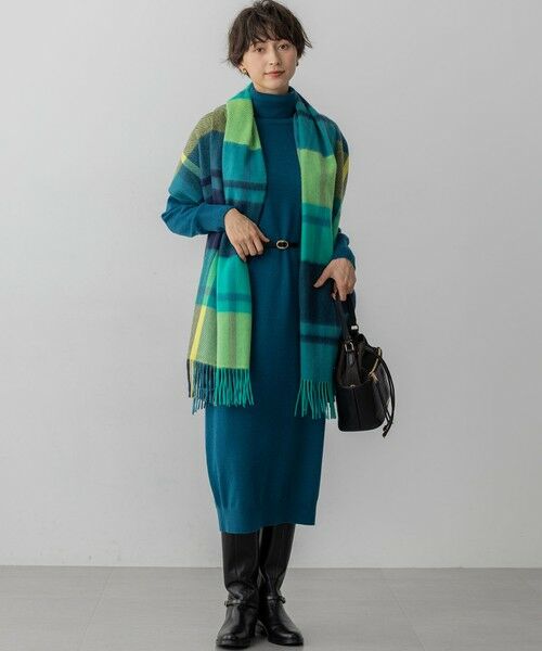 23区 / ニジュウサンク ミニ丈・ひざ丈ワンピース | 【洗える】カシミヤブレンド タートルネック ニットワンピース | 詳細24