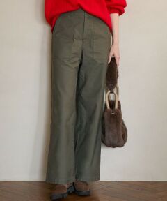 23区 / ニジュウサンク その他パンツ | 【SLOW/一部店舗限定】ミリタリーボトム ベイカーパンツ
