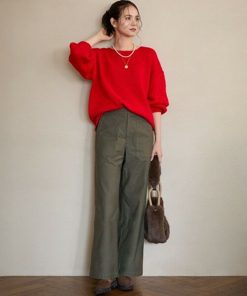 23区 / ニジュウサンク その他パンツ | 【SLOW/一部店舗限定】ミリタリーボトム ベイカーパンツ | 詳細12