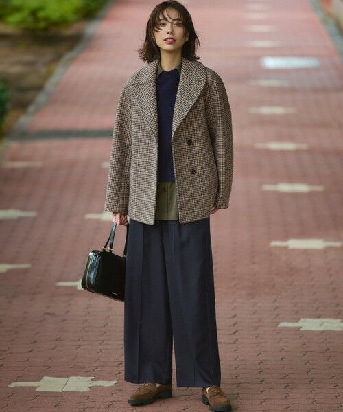 23区 / ニジュウサンク その他パンツ | 【滝沢眞規子さん着用/VERY掲載/洗える】TWビエラ タック ワイド パンツ | 詳細23