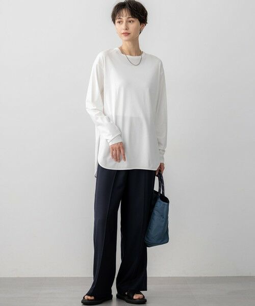 23区 / ニジュウサンク その他パンツ | 【滝沢眞規子さん着用/VERY掲載/洗える】TWビエラ タック ワイド パンツ | 詳細26