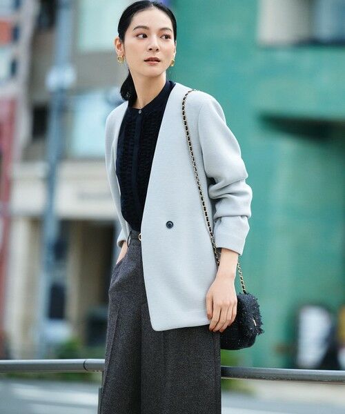 23区 / ニジュウサンク その他パンツ | ラメミックスツイード クロップド パンツ | 詳細2