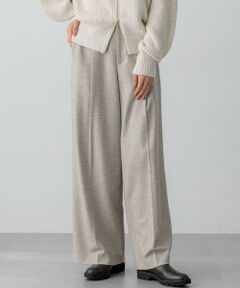 23区 / ニジュウサンク その他パンツ | ラメミックスツイード タック ワイド パンツ