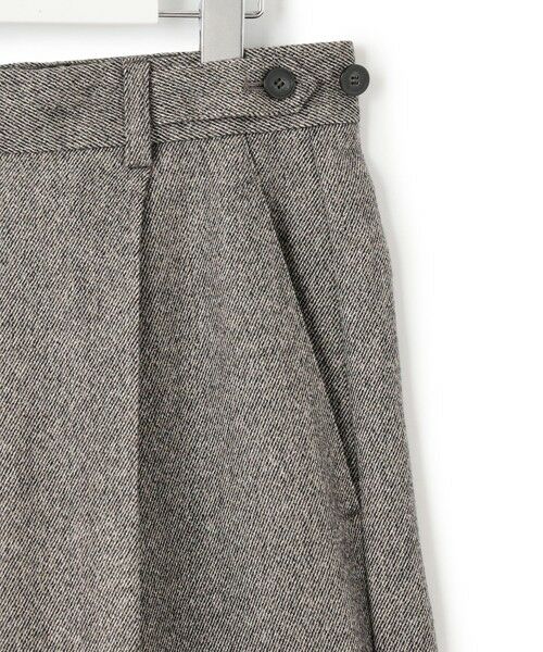 23区 / ニジュウサンク その他パンツ | ラメミックスツイード タック ワイド パンツ | 詳細17
