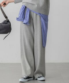 23区 / ニジュウサンク その他パンツ | 【見上愛さん着用/洗える】カシミヤブレンド ニット パンツ