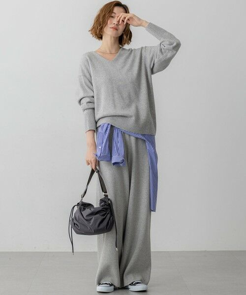 23区 / ニジュウサンク その他パンツ | 【見上愛さん着用/LEE掲載/洗える】カシミヤブレンド ニット パンツ | 詳細2