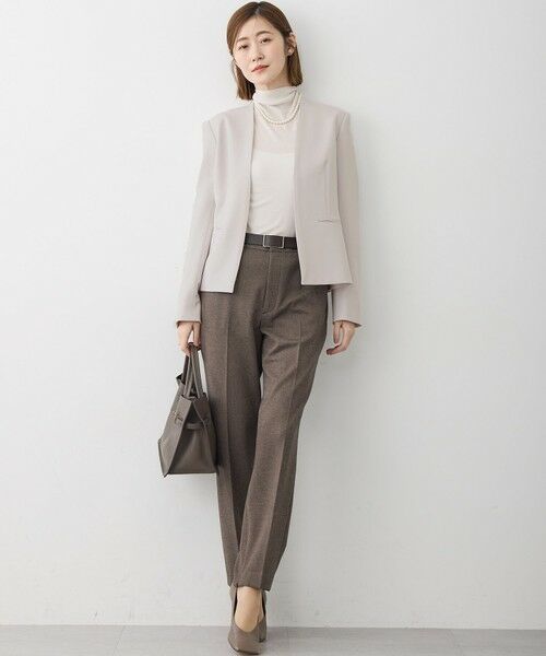 23区 / ニジュウサンク その他パンツ | 【洗える】フランネル2WAY テーパード パンツ | 詳細3