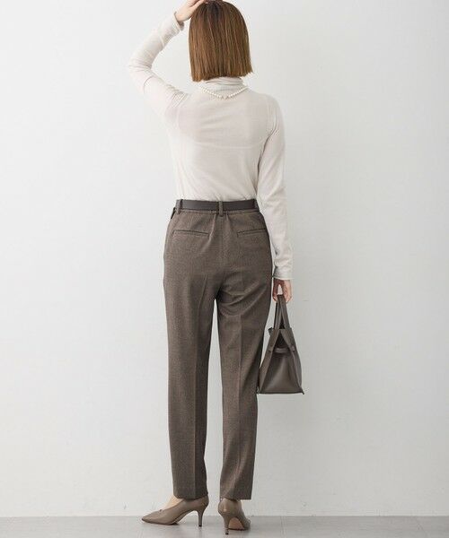 23区 / ニジュウサンク その他パンツ | 【洗える】フランネル2WAY テーパード パンツ | 詳細5