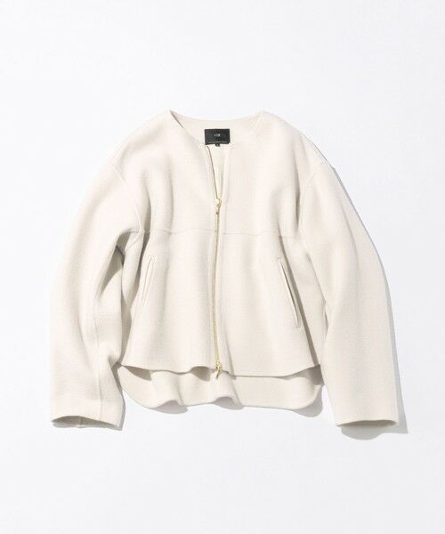 23区 / ニジュウサンク その他アウター | ウールライトリバー ノーカラー ショートコート | 詳細11