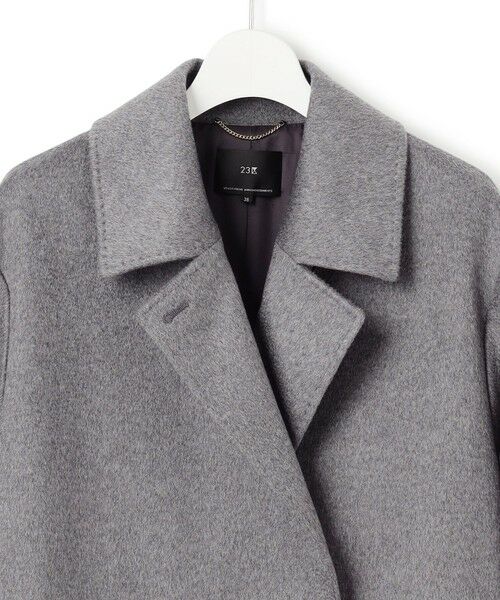 23区 / ニジュウサンク その他アウター | COLOMBOカシミヤビーバー ダブルフロント チェスターコート | 詳細8