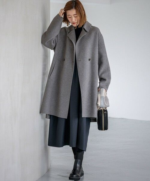 23区 / ニジュウサンク その他アウター | 【VERYベストアウター大賞「ロングアウター賞」受賞！/滝沢眞規子さん着用】 MANTECOPure リバー チェスターコート | 詳細21