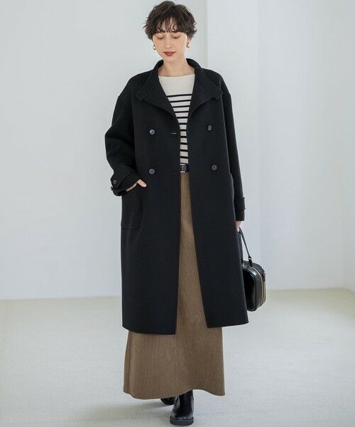 23区 / ニジュウサンク その他アウター | 【VERY掲載】MANTECOPureリバー スタンドカラーコート | 詳細7