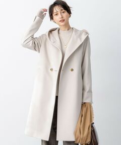 23区 / ニジュウサンク その他アウター | ウールカシミヤビーバー フーデット コート