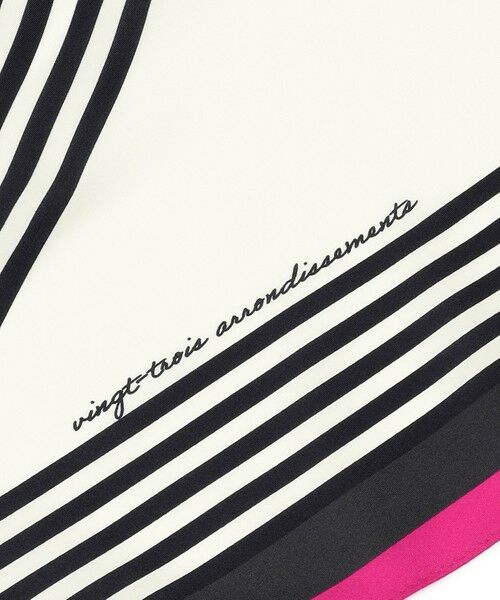 23区 / ニジュウサンク バンダナ・スカーフ | 【滝沢眞規子さん着用/VERY掲載】ランダムストライプ ダイヤ スカーフ | 詳細5