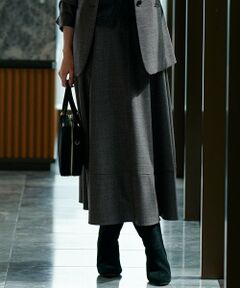 23区 / ニジュウサンク ミニ・ひざ丈スカート | 【セットアップ対応】TWサキソニー フレア スカート