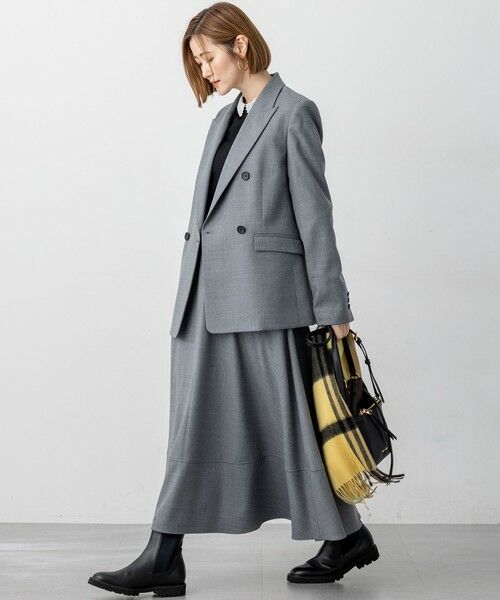 23区 / ニジュウサンク ミニ・ひざ丈スカート | 【セットアップ対応】TWサキソニー フレア スカート | 詳細3