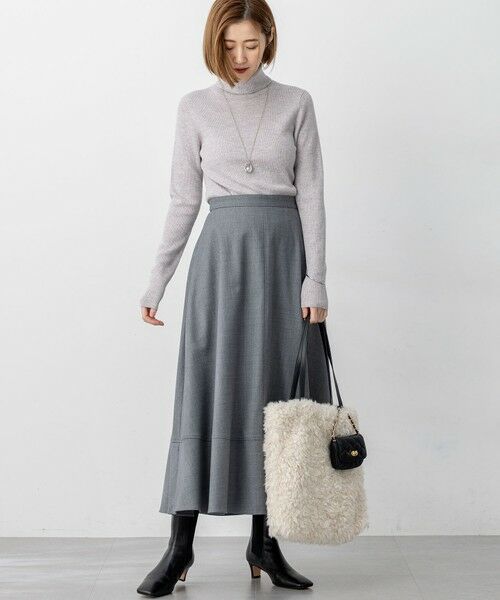 23区 / ニジュウサンク ミニ・ひざ丈スカート | 【セットアップ対応】TWサキソニー フレア スカート | 詳細4