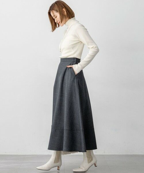 23区 / ニジュウサンク ミニ・ひざ丈スカート | 【セットアップ対応】TWサキソニー フレア スカート | 詳細21