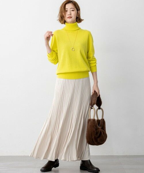 23区 / ニジュウサンク ロング・マキシ丈スカート | 【洗える】クラッシュ プリーツ ジョーゼット スカート | 詳細4