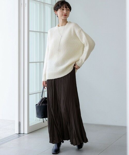 23区 / ニジュウサンク ロング・マキシ丈スカート | 【洗える】クラッシュ プリーツ ジョーゼット スカート | 詳細16
