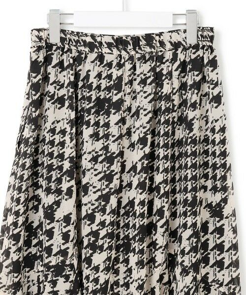23区 / ニジュウサンク ミニ・ひざ丈スカート | 【洗える】ハウンドトゥースアートプリント ギャザー スカート | 詳細13