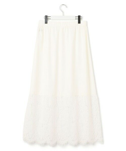 23区 / ニジュウサンク ミニ・ひざ丈スカート | 【LEE10月号掲載/洗える】レースコンビ ペチコート スカート | 詳細12