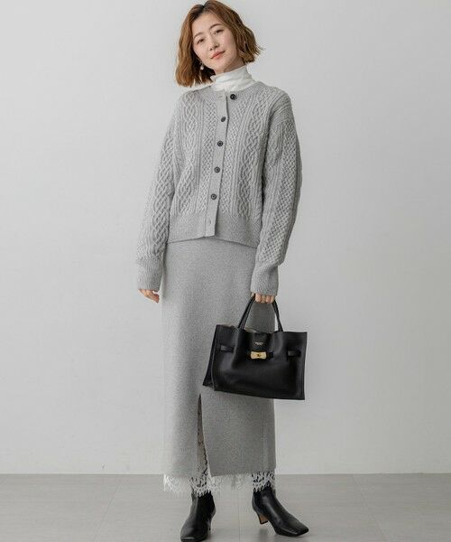 23区 / ニジュウサンク ミニ・ひざ丈スカート | 【VERY掲載/洗える】カシミヤブレンド Iライン ニットスカート | 詳細5