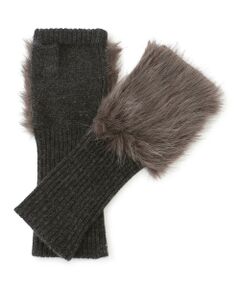 23区 / ニジュウサンク 手袋 | 【見上愛さん着用】フェイクファー ニット グローブ