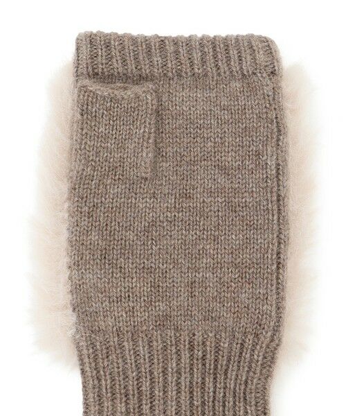 23区 / ニジュウサンク 手袋 | 【見上愛さん着用】フェイクファー ニット グローブ | 詳細8