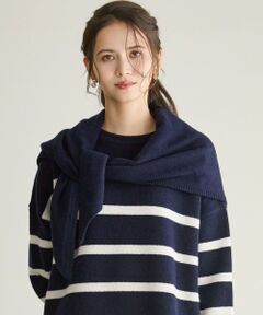 23区 / ニジュウサンク マフラー・ショール・スヌード・ストール | 【SLOW/一部店舗限定】ソフトウール ニット ストール