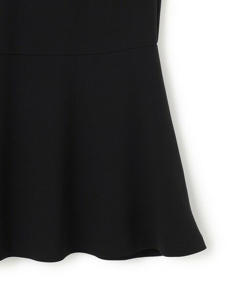 23区 / ニジュウサンク シャツ・ブラウス | 【セットアップ対応/洗える】トリアセダブルジョーゼット 2WAYレース襟 ペプラムブラウス | 詳細7