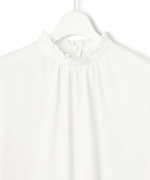 23区 / ニジュウサンク シャツ・ブラウス | 【洗える】バックサテンアムンゼン フリルデザインシャツ | 詳細9