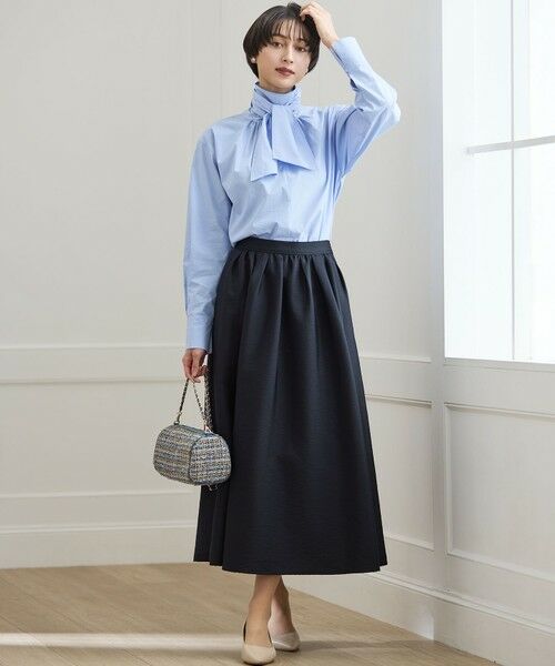 23区 / ニジュウサンク シャツ・ブラウス | 【滝沢眞規子さん着用/Oggi掲載】ストレッチライトタイプライター 2WAY ボウタイブラウス | 詳細24