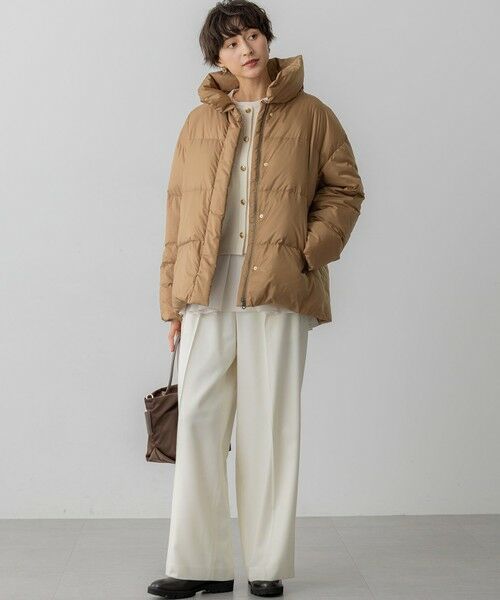 23区 / ニジュウサンク ダウンジャケット・ベスト | 【Oggi掲載】シレータフタ ハイネック ショート ダウンコート | 詳細7