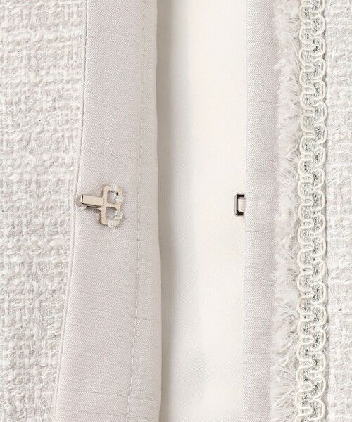 23区 / ニジュウサンク ノーカラージャケット | 【セットアップ対応】ライトシャインツイード ノーカラージャケット | 詳細8