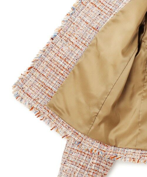 23区 / ニジュウサンク その他アウター | GIOLICAツイード ノーカラー ボタン ジャケット | 詳細16