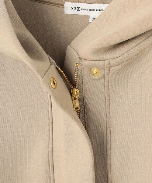 23区 / ニジュウサンク パーカー | 【洗える】コットンエアーダンボール ドロスト フーディー | 詳細13