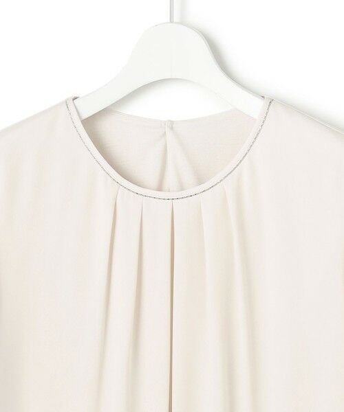 23区 / ニジュウサンク シャツ・ブラウス | 【洗える】シルキーデシン ボールチェーン バルーン ブラウス | 詳細8